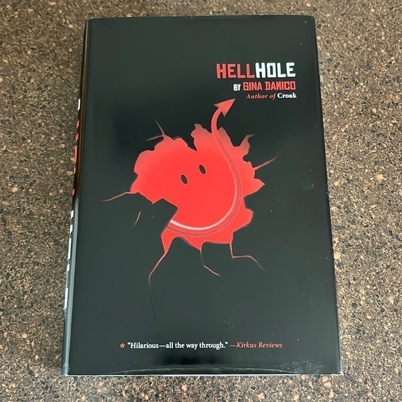 GINA DAMICO HELL HOLE HARD COVER BOOK - Picture 1 of 4